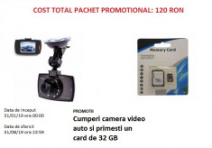 Promotii Cumperi Camera Video Auto si primest gratuit Card 32 GB foto