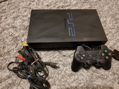 Playstation 2 Sony PS2 ps 2, play station 2 complet + joc original curse masini foto