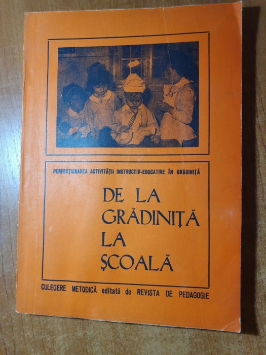 revista de pedagogie-de la gradinita la scoala din anul 1975