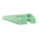Cumpara ieftin Sera cu cadru din otel, verde, 80 m&sup2;, 20x4x2 m