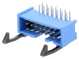 Soclu IDC Tată 14 PIN 90&deg; THT Aurit, TE Connectivity