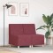 vidaXL Unitate Sofa Modulară Fără Brațe 2 pcs Roșu 55 x 74 x 82 cm 3399751