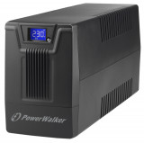 UPS line interactiv 600VA/360W, iesire 2xShuko, baterie 1x12V/7Ah Powerwalker