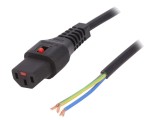 Cablu Alimentare IEC C13 cu Blocare 5m Negru