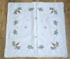 FATA DE MASA VINTAGE DIN BUMBAC CU MODEL CUSUT MANUAL SI MARGINI CROSET