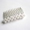 Piepten de mireasa confectionat manual cu perle artificiale 27114