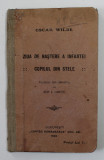 ZIUA DE NASTERE A INFANTEI / COPILUL DIN STELE de OSCAR WILDE , 1920