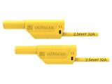 Cablu măsurare 32A 4mm mufă banană SCH&Uuml;TZINGER VSFK 8701 / 2.5 / 50 / GE
