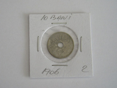 M1 C10 - Moneda foarte veche 26 - Romania - 10 banI - 1906 foto