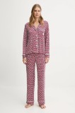 Dkny pijama culoarea rosu, YI90083