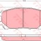 Set placute frana,frana disc LEXUS RX (MHU3, GSU3, MCU3) (2003 - 2008) TRW GDB3338