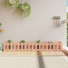 Gossi pat inaltat gradina cu design gard 200x30x30 cm lemn douglas