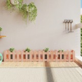 vidaXL Pat &icirc;nălțat grădină cu design gard 200x30x30 cm lemn douglas