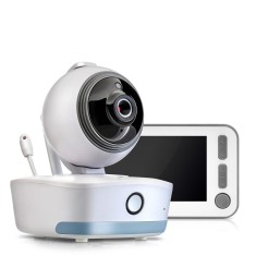 Video monitor pentru bebelusi REER BabyCam XL cu camera rotativa