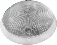 Plafoniera 1XE27 Max. 60W IP65 Model Nem Oval Culoare Alb Transparent EL0027901 foto