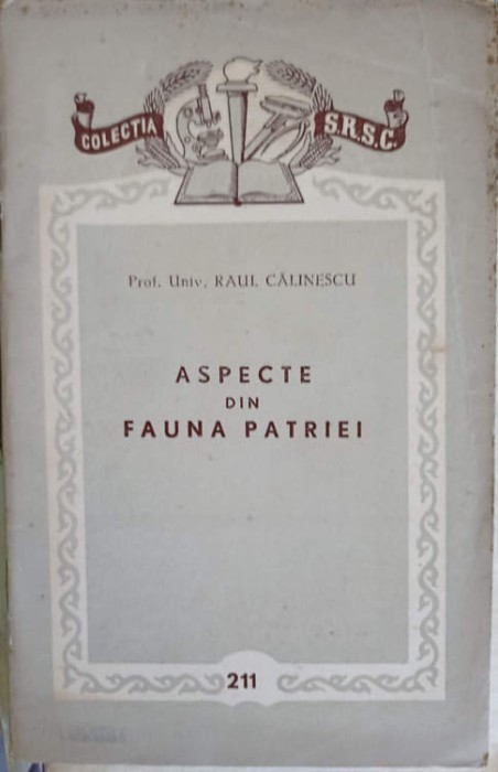 ASPECTE DIN FAUNA PATRIEI-RAUL CALINESCU-249568