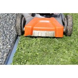 Metal Lawn Edging 9.5x70cm with Wheel Run Clamp Rustproof Easy Install