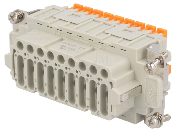 Conector HDC mamă 27 pini 10A