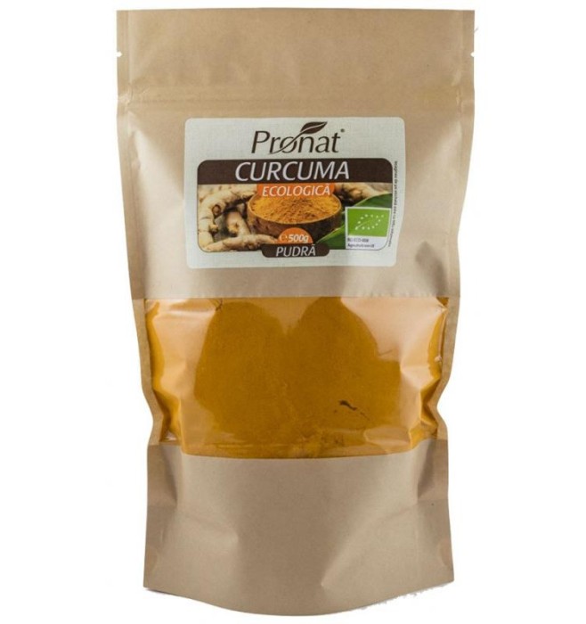 Curcuma Pudra Bio 500gr Pronat