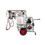 EMT Aparat de muls vaci, doua bidoane aluminiu 40 litri, 2 posturi