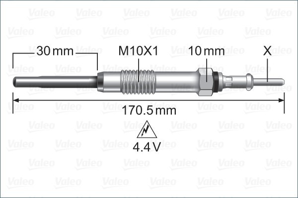 VALEO 345247 Bujie incandescenta