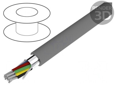 Cablu Alpha Essential C&amp;amp;C 9x24AWG ecranat folie Al-PET PVC foto
