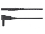 Cablu de măsurare 16A 2m PVC Negru
