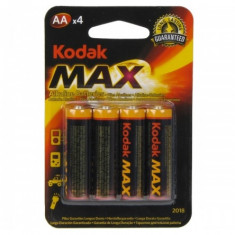 Set 80 Baterii Alcaline Kodak MAX, tip AA / LR6 foto