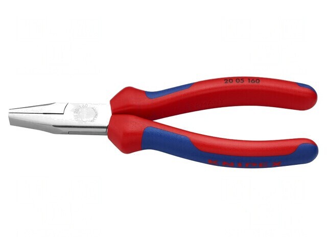 Clești plați 160mm Knipex