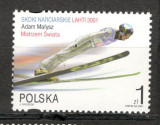 Polonia.2001 Campion mondial la sarituri cu schiurile MP.371, Nestampilat