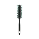 Perie de par, circulara, 8510, negru/verde