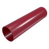 Burlan scurgere pentru sistem pluvial, Regenau, circular, PVC, bordo, 3 m, D 80 mm