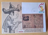 Istoria fotbalului - Suporter - fan zone - echipa de fotbal DINAMO Bucuresti, profesorul ANGELO NICULESCU, plic, intreg postal