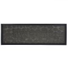 Covoraș Treaptă, Negru, Mesaj &quot;Welcome&quot;, 75x25cm, Cauciuc și Mocheta, Oem