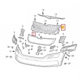 Grila masca radiator Skoda Kodiaq, 10.2016-, Monte Carlo, Fata, cu rama neagra, Aftermarket, Rapid