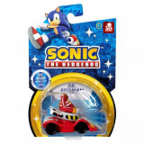 Masinuta din metal cu figurina, Sonic the Hedgehog, Dr. Eggman, 1:64