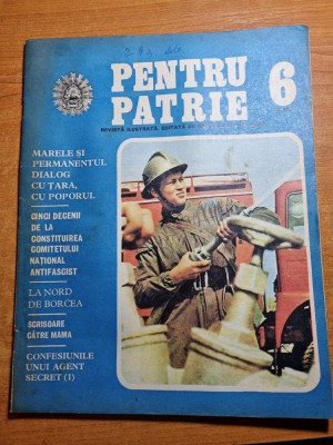 revista pentru patrie iunie 1983 foto