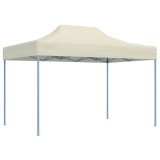 Cumpara ieftin Cort de petrecere pliabil profesional, crem, 3 x 4 m, oțel