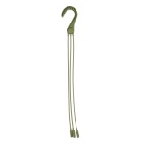 Agatator cu 3 brate, pentru ghiveci, plastic, verde oliv, 45.2 cm