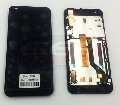 LCD+Touchscreen cu Rama HTC Desire 626 / Desire 626G / DesireG+ versiune CT4F1943FPC BLACK foto