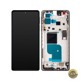 Display cu Touchscreen Motorola Edge 30 Pro cu Rama Negru Service Pack 5D68C20263