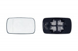 Geam oglinda exterioara cu suport fixare Bmw Seria 3 (E46), Coupe/Cabrio, 05.1999-09.2006, Stanga, incalzita; geam asferic; cromat, Rapid