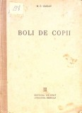 Boli de Copii - M.S. Maslov (1950) - Editura de Stat Literatura Medicala, Coperta Cartonata, 580 Pagini