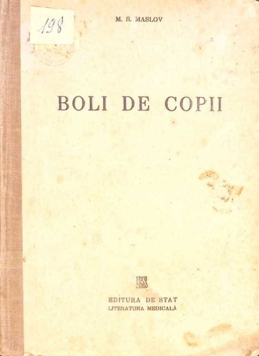 BOLI DE COPII-M.S. MASLOV-265591