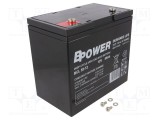 Acumulator BPOWER 12V 55Ah AGM fără &icirc;ntreținere 17kg