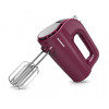 Mixer de mana Heinner, 350 W, 5 viteze, functie Turbo, Argintiu/Burgundy