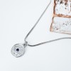 Colier Evil Eye din otel inoxidabil cu strasuri - Protectie energii negative