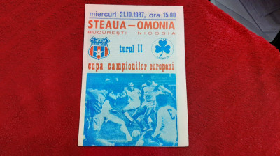 program Steaua - Omonia Nicosia foto