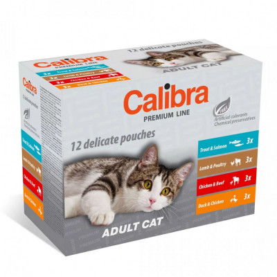 Calibra Cat Premium Adult multipack 12 x 100 g foto