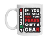Cana alba personalizata &quot; IF you can still hear your fears shift a gear, INOVATIX&reg;. 330ml